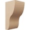 Ekena Millwork 8"W x 8"D x 16"H Wide Greensboro Rough Cedar Woodgrain TimberThane Corbel, Primed Tan CORUR08X08X16GRNRCPR - alternate 1